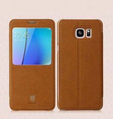Bao da leather case Baseus Galaxy Note FE