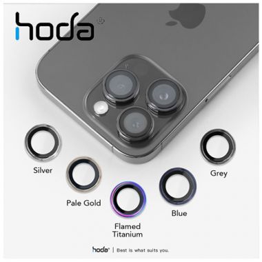 Dán HODA SAPPHIRE bảo vệ camera cho iPhone 15 Pro/15 Pro Max 