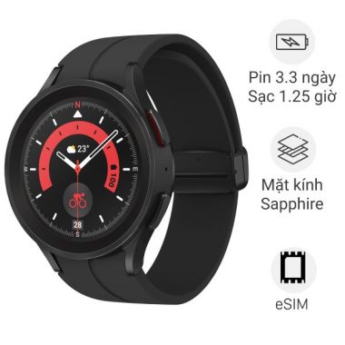 Samsung Galaxy Watch5 Pro 45mm dây silicone - Black