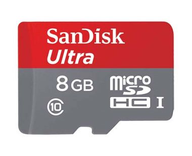 Thẻ nhớ MicroSD Sandisk Ultra A1 - 8GB (Class 10)