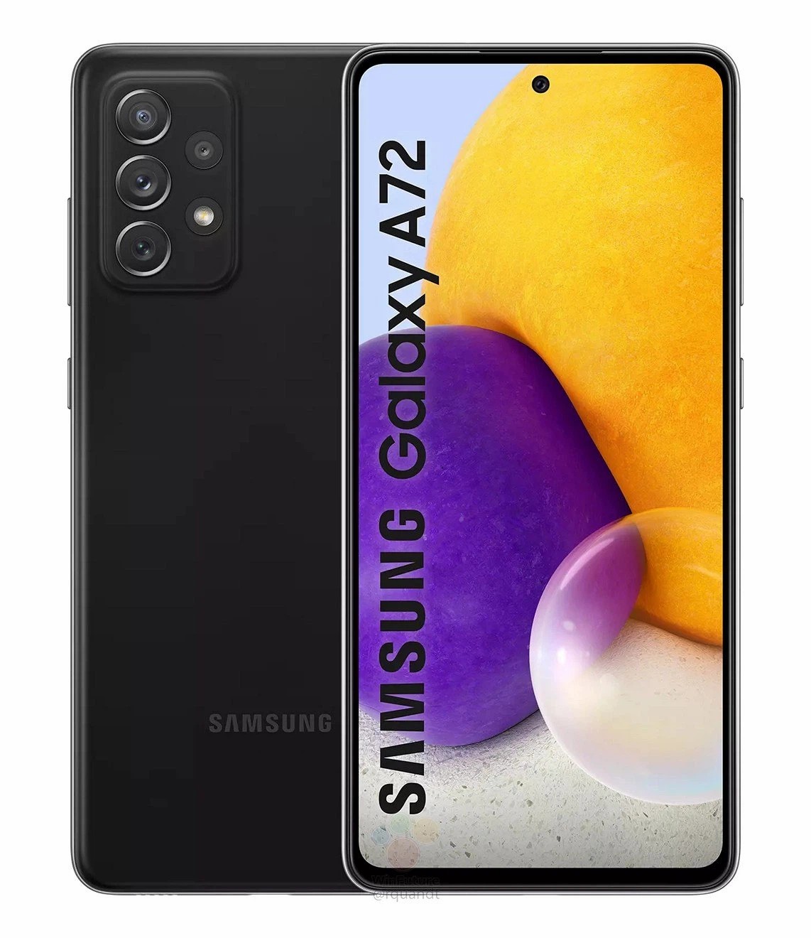 Galaxy A72 4G lộ diện: Thiết kế trẻ trung với nhiều tuỳ chọn màu sắc, Snapdragon 720G, giá khoảng 12.5 triệu đồng