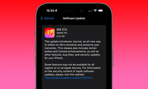 Apple phát hành iOS 17.2 chính thức với ứng dụng Journal mới và nhiều cải tiến khác